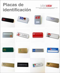 Catálogo de identificadores